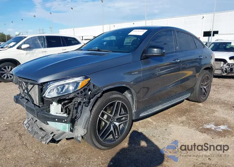 2017 Mercedes-Benz Amg Gle 43 Coupe 4Matic z USA, uszkodzony, nr VIN 4JGED6EB4HA061165